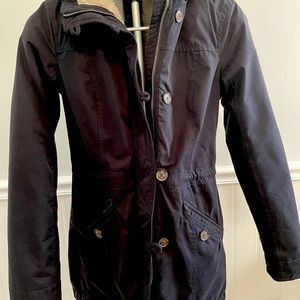 Hollister winter fleece lined jacket